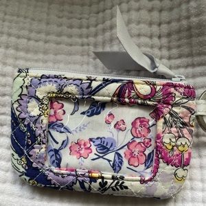Vera Bradley Small Coin Purse Key Chain Wallet